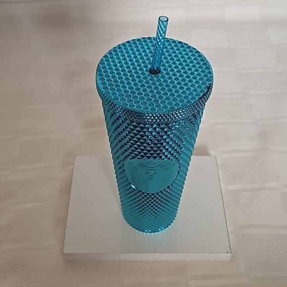 Starbucks Studded Cold Cup Venti Tumbler 24oz/ 710ml Blue - Picture 15 of 16